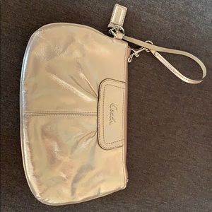 Coach Gold Wristlet